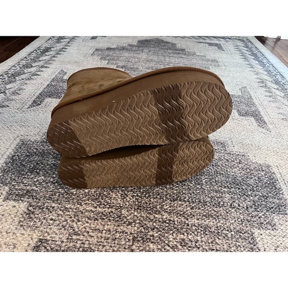 New! Union Bay Sabina Chestnut Platform Booties - Picture 5 of 5